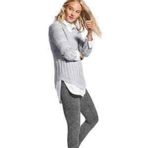 Athleta Dark Blue Herringbone Metro High-Rise Leggings Small